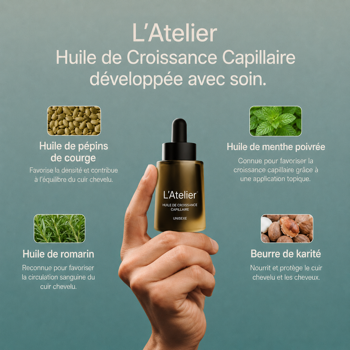Huile de repousse capillaire